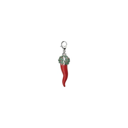 Charm cornetto dettaglio corona laurea - 6 pz.