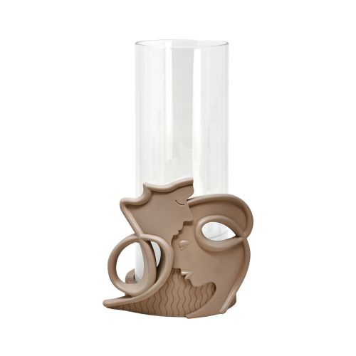 Lampada, vaso sentimento colore mocha mousse