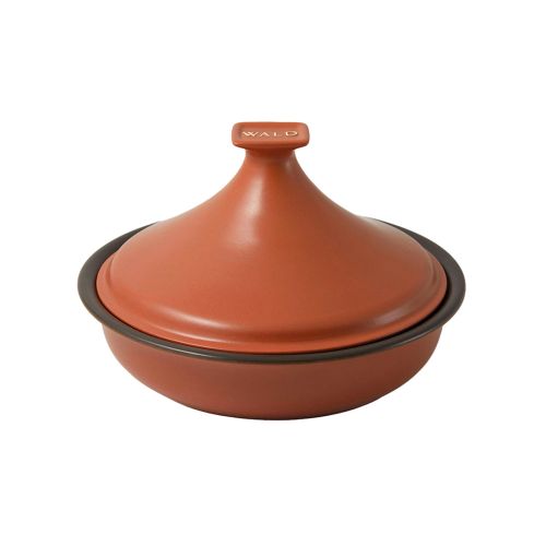 Tajine cm 26  colore rosso mattone con coperchio