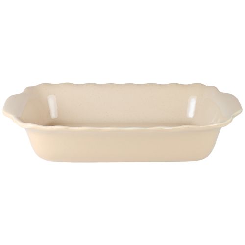 Terrina rettangolare grande colore bianco latte