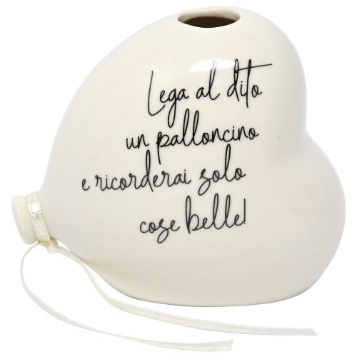 Profumatore palloncino cuore bianco+profumo 30ml