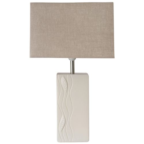 Lampada da tavolo colore perla