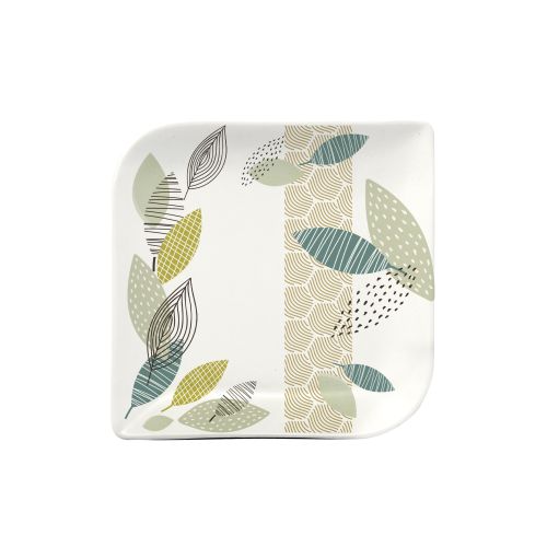 Svuota tasche in kergres quadrato decoro foglie