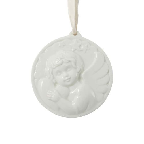 Medaglione angelo con cuore - 2 pz.