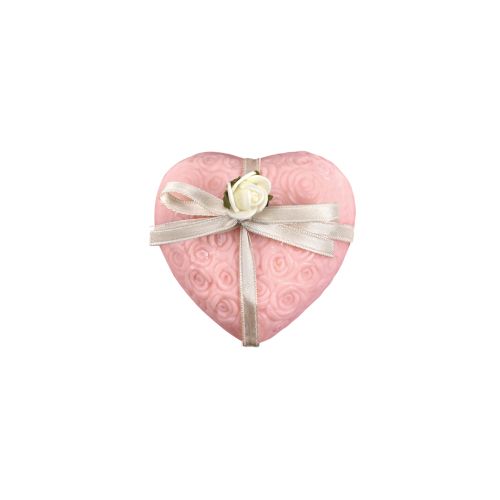 Sapone profumato cuore colore rosa