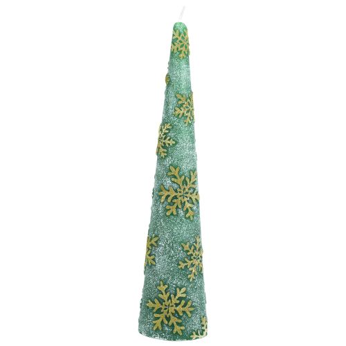 Candela grande forma albero colore verde