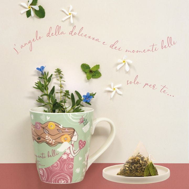 Tazza Per Tisana Con Filtro 400ml - In Ceramica, Con Coperchio, Design Moderno E Facile Da Usare - Foto 7