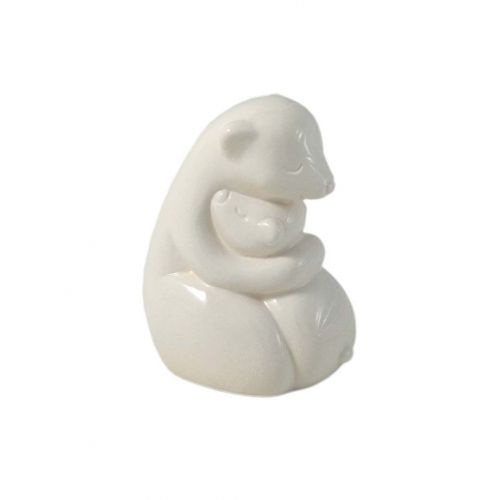 Orsacchiotti colore bianco, effetto lucido