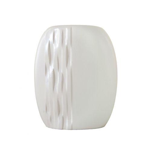 Vaso ovale colore bianco