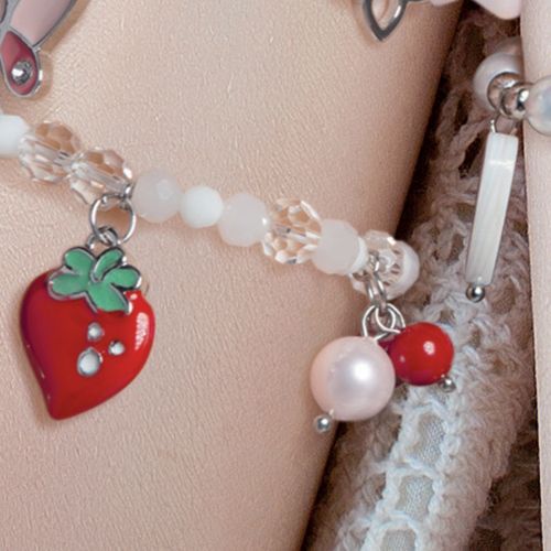 Bracciale fragola e cuore