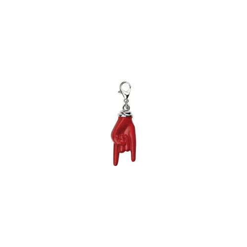 Charm corna rosso