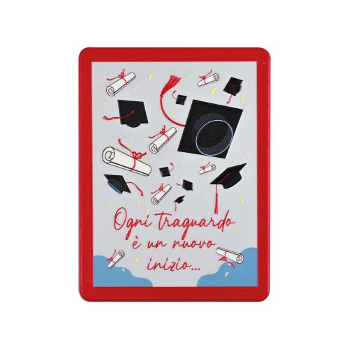 Magnete resina decorato "nuovo inizio"