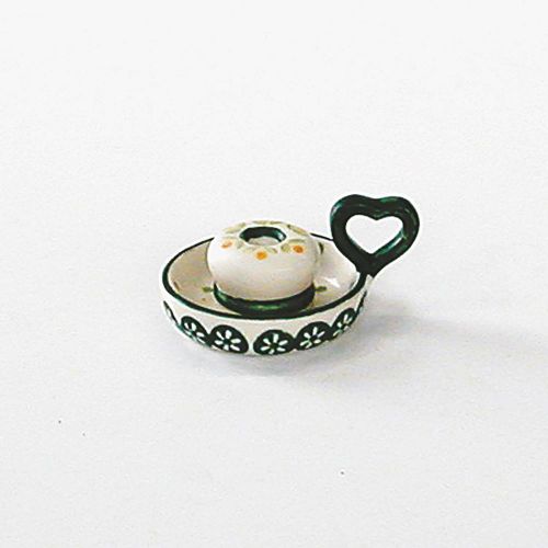 Bugia mignon verde e bianca - 6 pz.