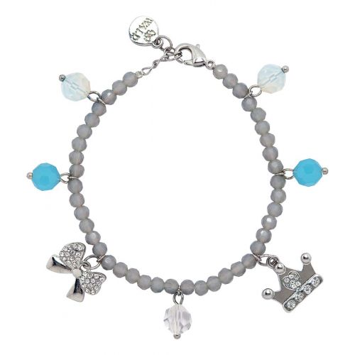 Bracciale 18 fiocco e corona