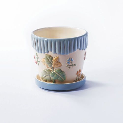 Cache pot azzurro