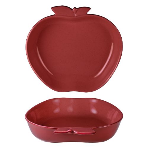 Terrina a forma di mela colore rosso