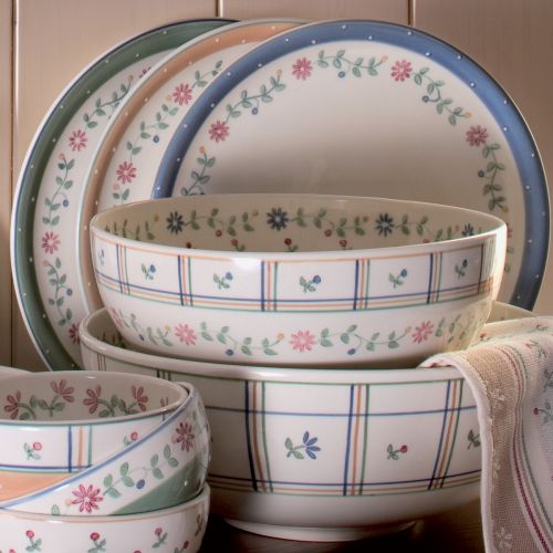 Piatto piano marrone - 6 pz.