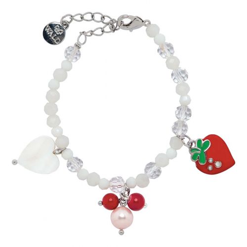 Bracciale fragola e cuore