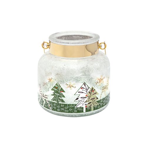Lanterna alberi con manico e led