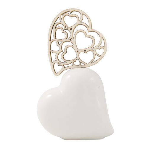 Profumatore cuore con diffusore cuore legno - 2 pz.