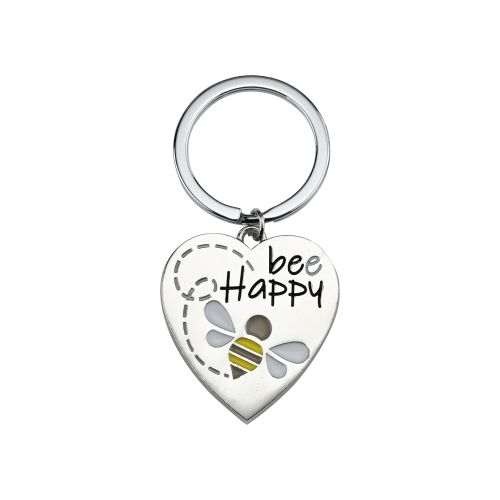 Portachiave "bee happy"