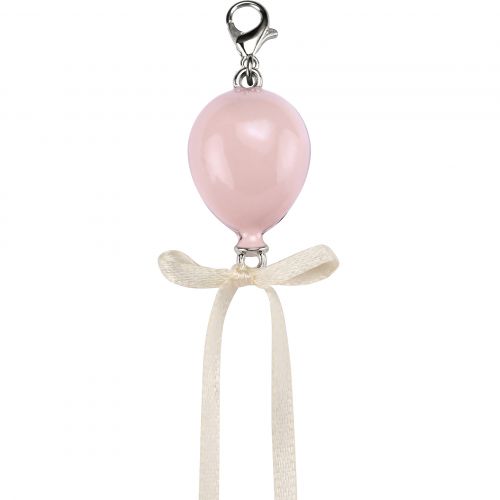 Charm palloncino rosa - 6 pz.