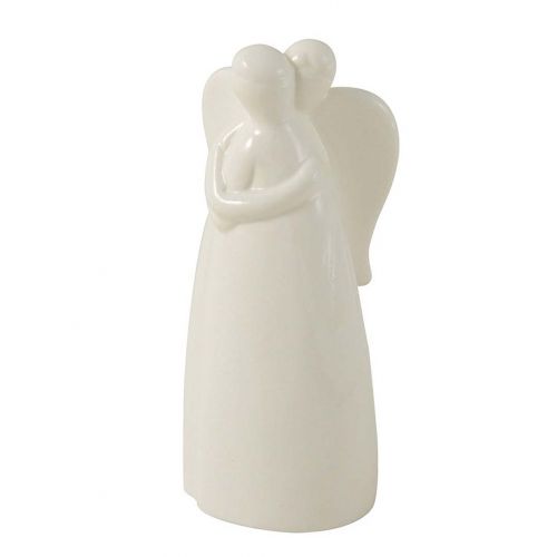 Abbraccio colore bianco, effetto lucido