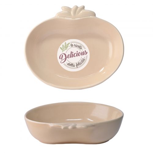 Pirofila pomodoro colore sabbia - 2 pz.