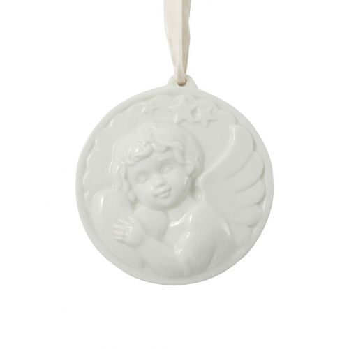 Medaglione angelo con cuore - 2 pz.