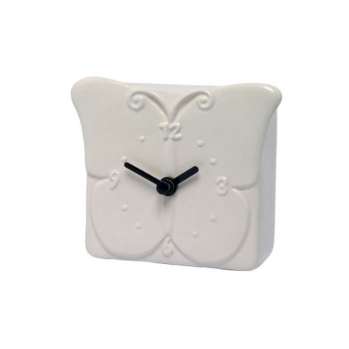 Orologio  farfalla bianco latte - 2 pz.
